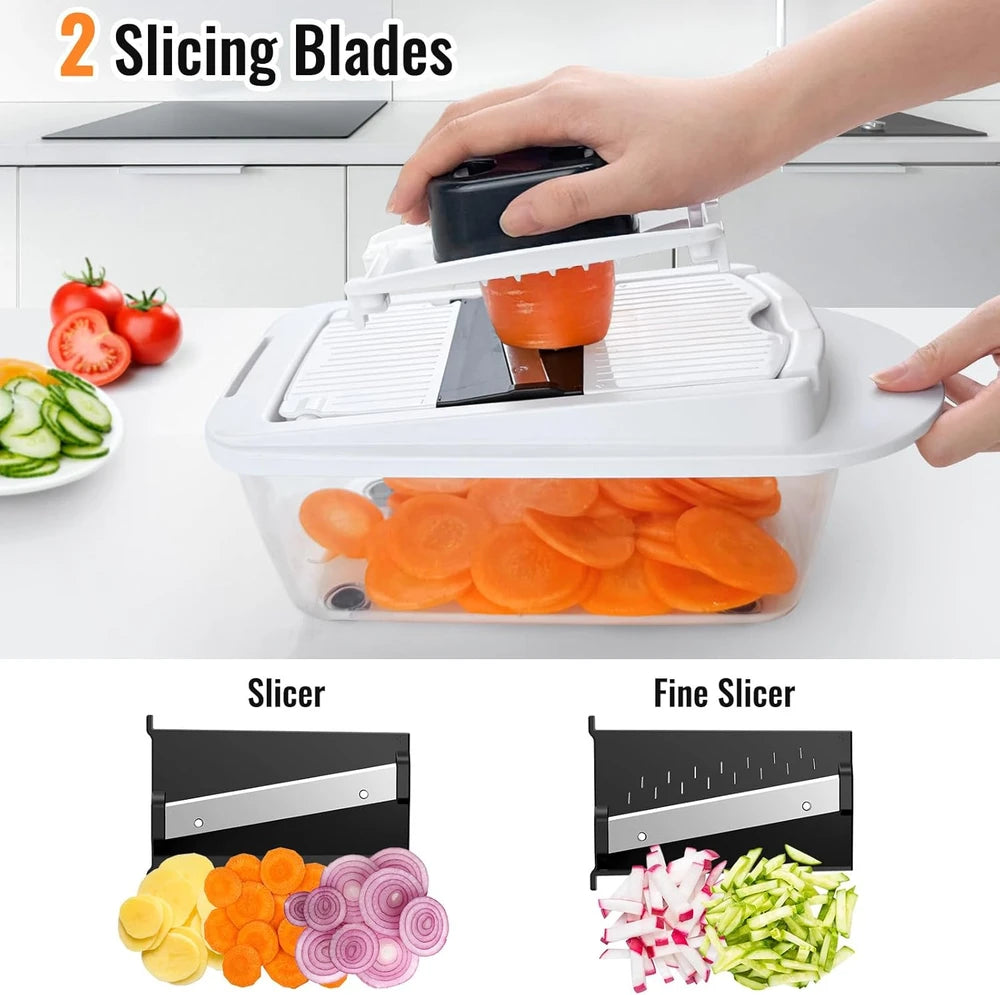 Ukeetap Vegetable Chopper Mandoline Slicer