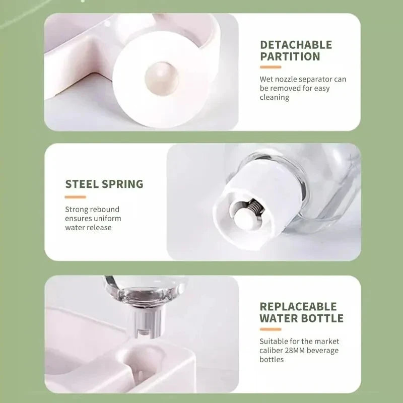 Automatic Pet Feeding And Drinking Bowl