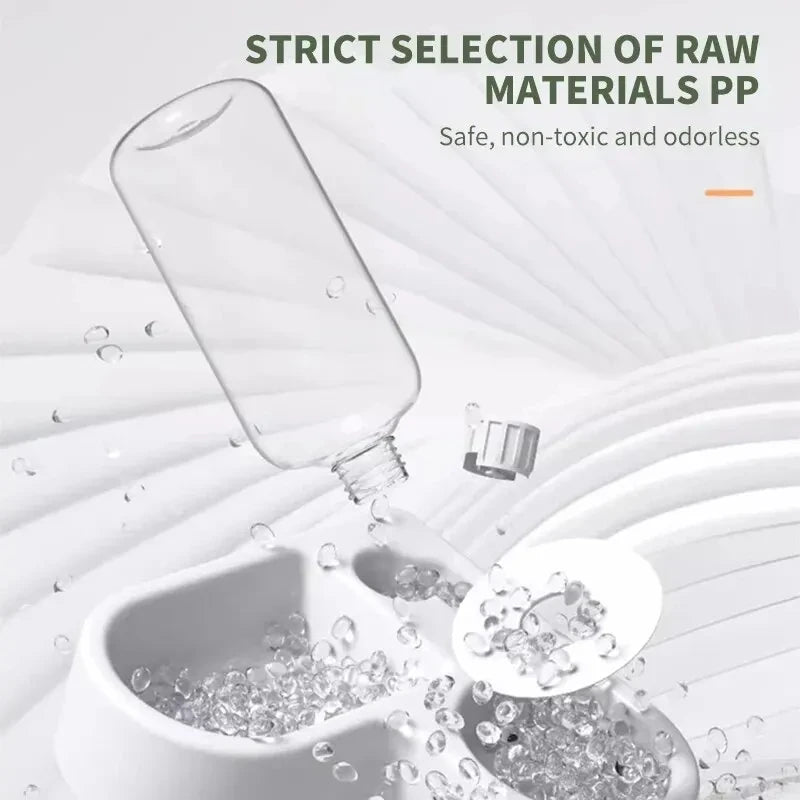 Automatic Pet Feeding And Drinking Bowl