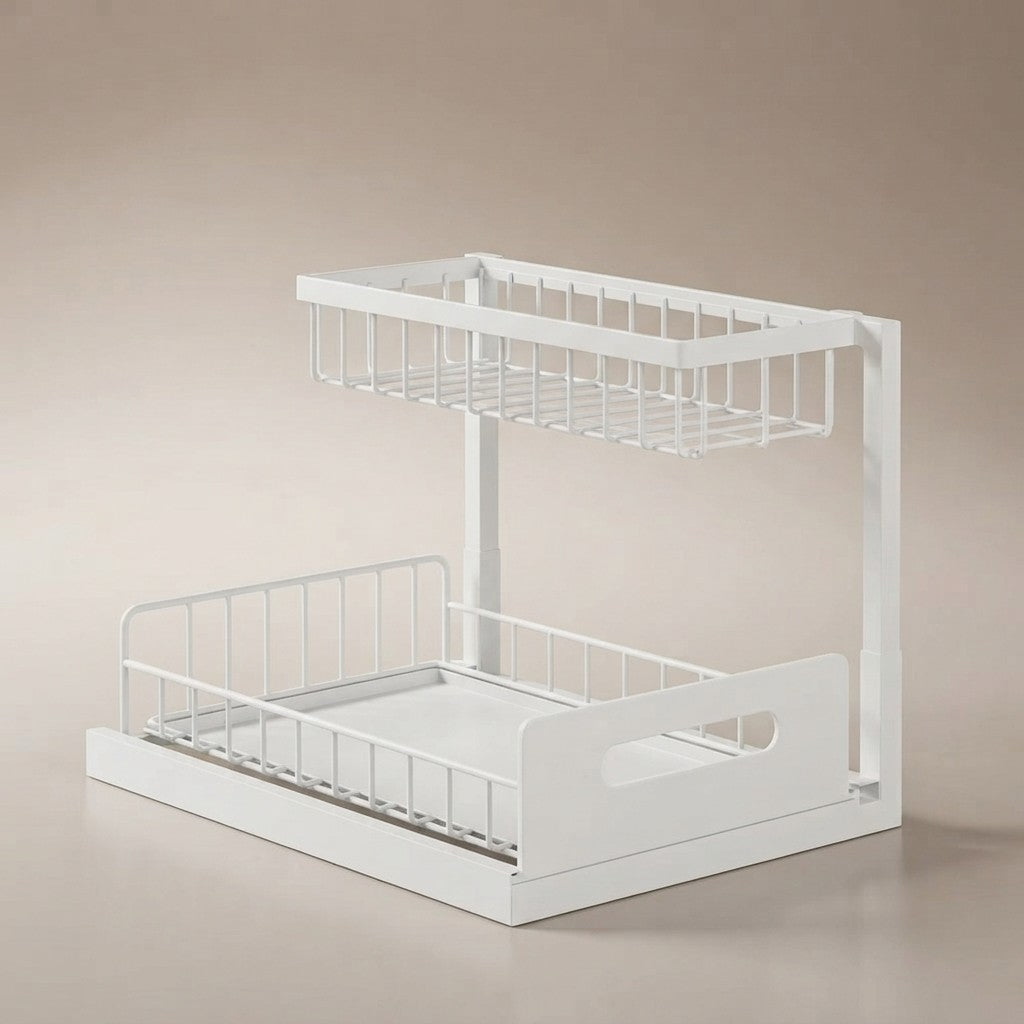 L-Shaped Under Sink Organizer